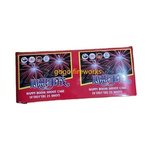 Venta al por mayor: Pastel de fuegos artificiales de celebración surtido Happy Boom de 1.5 pulgadas y 138 disparos, fuegos artificiales de efecto mixto de alta calidad 1.4G 1.3G, ¡Gran éxito de ventas! - Product Image 2
