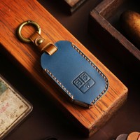 Housse de clé de voiture en cuir véritable pour Kia Carnival Sedona 2021 à 2026 KA4, coque de protection de luxe pour clé télécommande de voiture