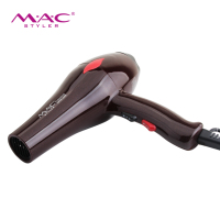 Sèche-cheveux professionnel MAC 2200W en céramique soyeuse, ionique, avec moteur AC, séchage rapide, anti-frisottis, pour salon et usage domestique