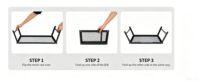 Camping en plein air Portable Pliable Barbecue Grill En Plein Air Ustensiles De Cuisine Poêle Bouillante Bouilloire Filet De Cuisson BBQ Grill Rack
