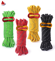 Corde de parachute de survie d'urgence pour l'extérieur, 7 brins, 31m, 4mm, en polypropylène haute résistance, tressée triple structure