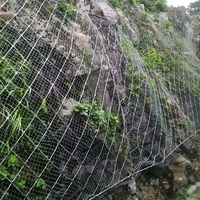 Malla de Acero Flexible BOCHANG GPS2 para Protección de Taludes Activos, Previene la Caída de Rocas y Estabiliza los Taludes
