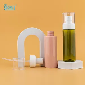 Botellas de spray vacías reutilizables recargables de niebla fina rosa de 50ml y 150ml con tapa para tóner líquido de viaje