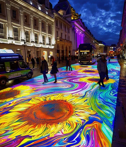 IP65 ngoài trời độ sáng cao p3.91 đầy đủ màu sắc không thấm nước gạch Màn hình sàn nhảy <span class=keywords><strong>LED</strong></span> hiển thị giá - Product Image 3