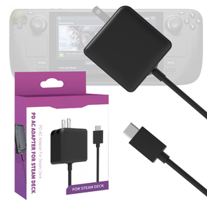Cargador Rápido Tideseer PD de 45W, Negro, Adaptador de Corriente para Steam Deck/Consola de Juegos con Cable de Carga Tipo-C - Product Image 5