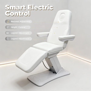 Nouveau fauteuil de tatouage électrique réglable, lit cosmétique à 3 moteurs, lit esthétique pour salon de beauté et spa - Product Image 6