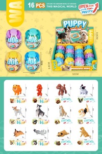 Huevos Sorpresa para Mascotas, 16 Piezas, Caja <span class=keywords><strong>de</strong></span> Exhibición, Lindas Figuras <span class=keywords><strong>de</strong></span> Cachorros en Forma <span class=keywords><strong>de</strong></span> Oreja, Surtidas, Mini Figuras <span class=keywords><strong>de</strong></span> Cachorros, Recuerdo <span class=keywords><strong>de</strong></span> Fiesta Infantil, Juguete Cápsula <span class=keywords><strong>de</strong></span> Pascua - Product Image 6