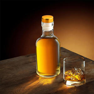 3Oz 100Ml Voor Wodka-Spirits Gin <span class=keywords><strong>Rum</strong></span> Tequila Lege Heldere Frosted Glazen Wijnflessen Met Kurk - Product Image 2