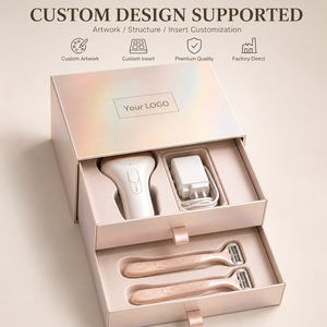 Kit Cadeau Premium Personnalisé pour Épilation IPL, Rasoir, Tiroir Coulissant, Fabrication OEM Kraft - Product Image 2