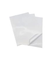 Haute Blanc Brillant Enduit 100um Papier Auto-adhésif A4 Jet D'encre PP 50pcs Matériel Adhésif Imprimable Étiquette Taille pour Imprimante