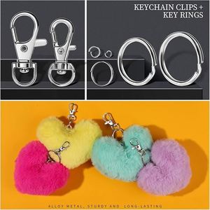 265 Piezas de Clips para Llaveros, Anillas Metálicas con Cierre de Langosta, Anillas para Llaveros para Manualidades y Joyería - Product Image 3