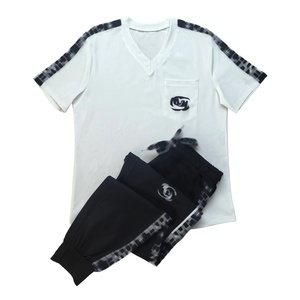 Ensemble décontracté d'été 2025 pour femme, hauts courts à manches courtes 100 % coton, ensemble 2 pièces short, marque de luxe premium - Product Image 4