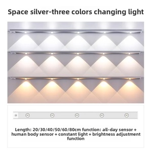 Rechargeable Smart LED <b>Motion</b> <b>Sensor</b> <b>Light</b> Strip Ultra-Thin Ornament Decorative Human Body Detection Induction Sensing <b>Light</b> Bar - Product Image 4