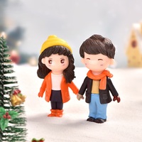 Nouveauté amoureux de la Saint-Valentin décoration d'intérieur figurine Microlandschaft petits ornements mini poupée de dessin animé