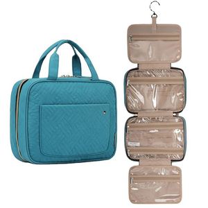 Bolsa de Maquillaje Portátil Impermeable de Gran Capacidad con Logotipo Personalizado de Fábrica BSCI, Bolsa de Aseo Colgante para Mujer y Hombre - Product Image 3