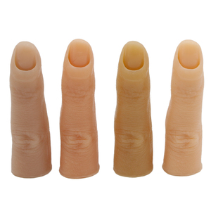 Silicone Artificial Bendable Finger <b>Nail</b> Piece Human <b>Hand</b> Salon Manicure <b>Nail</b> Art Training <b>Practice</b> Showing Display Tool Set - Product Image 4