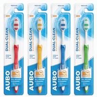 Brosse à dents pour adultes à poils souples et manche léger en plastique, vente en gros directe d'usine pour usage domestique