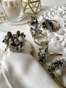 Juego de Anillos para Servilletas de Metal de Buena Calidad para Mesa de Comedor, Decoración Elegante para Bodas y Hogar, Disponible a Precio Descuento - Product Image 3