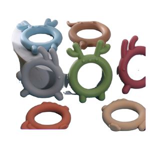 צמיד סיליקון לתינוקות בצורת חיה, צעצוע לעיסה לתינוקות, מקל לעיסה לתינוקות, עמיד בפני נשיכות, תוצרת סין, דגם 003 - Product Image 2