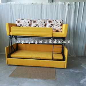 Đồ Nội Thất Thông Minh <span class=keywords><strong>Sofa</strong></span> Kiêm Giường Tầng Khung Kim Loại Gấp Chuyển Đổi <span class=keywords><strong>Sofa</strong></span> Để Giường Biến Áp Cơ Chế - Product Image 4