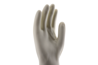 Gants en caoutchouc nitrile floqués imperméables réutilisables durables de 33 cm 75 g, maintien au chaud, confortables, blancs pour le nettoyage