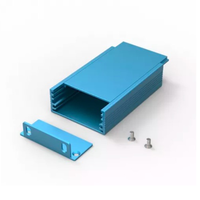 Boîtier en aluminium anodisé d'usinage CNC boîtier électronique boîtier PCB boîtier boîte de jonction