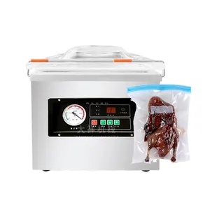 DZ-300 Mini Kitchen Use Fresh Fish Meat Nuts Grains Vacuum Sealer Machine For Food Packing Storage