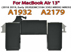 Batería de ordenador portátil A1965 para <span class=keywords><strong>Macbook</strong></span> Air A1932 2018 2019 <span class=keywords><strong>13</strong></span> pulgadas A2179 principios de <span class=keywords><strong>2020</strong></span> EMC 3184 EMC3302 020-02455 A1369 A1466 A1370 A1465 - Product Image 5