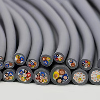Kostenlose Muster 2 3 4 5 Adrig 2,5mm2 4mm2 6mm2 10mm2 16mm2 PVC Elektrokabel Flexibles Kabel Schwarzes Stromkabel
