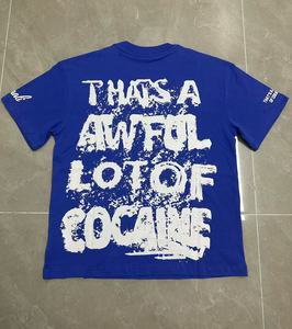 Camisetas de Verano Estilo Hip Hop para Hombre con Estampado <span class=keywords><strong>Vintage</strong></span> <span class=keywords><strong>Ropa</strong></span> de Calle de Algodón Holgada THAT'S AN AWFUL LOT OF COUGH SYRUP - Product Image 3