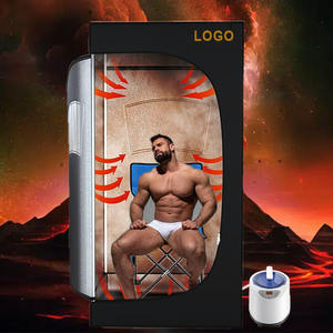 OEM 1 Bak Mandi <span class=keywords><strong>Sauna</strong></span> Uap & Ruang <span class=keywords><strong>Sauna</strong></span>, Selimut <span class=keywords><strong>Sauna</strong></span> Pod Luar Ruangan Dalam Ruangan, hingga 137 liter dengan Mesin Uap - Product Image 5