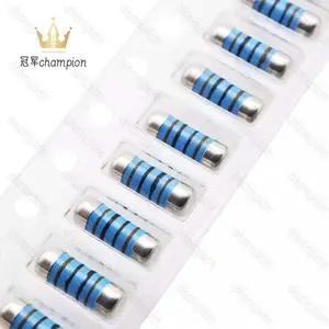 0204 0207 SMD cylindrical wafer resistor 100 ohms 120R 150R 180R 200R 220R 1%