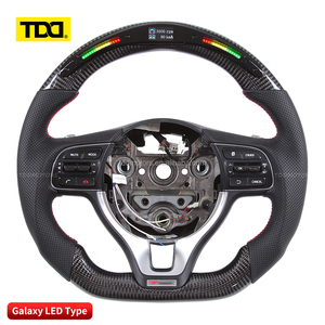 Volante de fibra de carbono TDD LED para Hyundai Veloster, personalizable. - Product Image 2