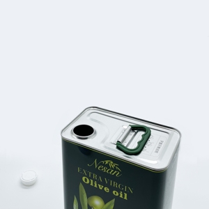 Lata Rectangular Vacía de Hojalata para Alimentos de 3 Litros para Aceite de Oliva con Tapa de Plástico - Product Image 6