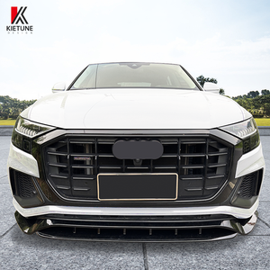 <span class=keywords><strong>Q8</strong></span> lèvre avant pare-chocs avant <span class=keywords><strong>s</strong></span>éparateur avant plastique ABS noir de carbone pour <span class=keywords><strong>Q8</strong></span> SQ8 Sline 2018-2023 accessoires de voiture de pièce d'auto - Product Image 5