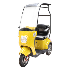 Triciclo Eléctrico Amarillo con Motor sin Escobillas, Alcance de 35-40 km, Alta Potencia, Capacidad de Subida, Ideal para Desplazamientos y Ocio - Product Image 5