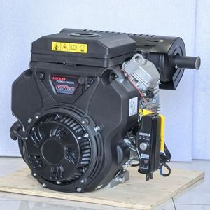 เครื่องยนต์เบนซิน Loncin 2V78FD 678 ซีซี แกน 25 มม. ระบายความร้อนด้วยอากาศ สตาร์ทไฟฟ้า คอยล์ชาร์จขนาดใหญ่ 20A พร้อมลูกปืน - Product Image 5