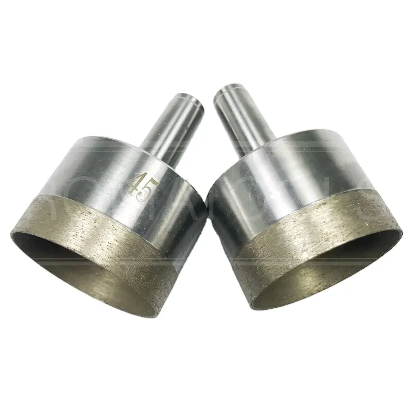 45 Mm Diamond Core Bits Đối Với Khoan Thủy Tinh Thiêu Kết Loại Hiệu Quả Cao Long Life