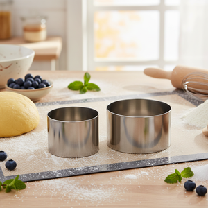 Mini frese ad alto spessore 2 pezzi Set utensile da cucina in gomma siliconica tappetino per cottura e pasticceria utensili - Product Image 3
