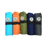 Matelas gonflable à Air simple, matelas imperméable et pliable de haute qualité en Tpu, pour voyage randonnée plage Camping