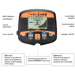 Detector de Metales Subterráneo Profesional bibo Factory TX-960, 3 Tonos de Audio, Alta Precisión, Localizador de Metales, Detector de Oro - Product Image 3