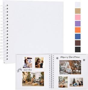 <span class=keywords><strong>Pages</strong></span> personnalisées en gros bleu noir rose blanc marron couverture livres de mémoire bricolage artisanat Albums <span class=keywords><strong>Photo</strong></span> spirale Scrapbook <span class=keywords><strong>Album</strong></span> papier - Product Image 3