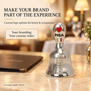 Campanello da Tavola in Metallo Lucido 3D con Logo Personalizzato, Elegante e Durevole, per Hotel e Matrimoni - Vendita Calda - Product Image 4