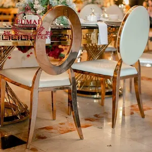 Klassische Round Back Großhandel Events Luxus Hochzeit Stühle Events