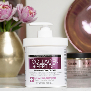 Crème pour le <span class=keywords><strong>corps</strong></span> au peptide de collagène clinique avancée avec vitamine E beurre de karité et aloe vera pour raffermir le <span class=keywords><strong>corps</strong></span> 454g - Product Image 2
