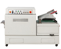 Máquina de Envasado por Contracción Semiautomática DFS450, Selladora, Cortadora y Empaquetadora con Túnel de Contracción