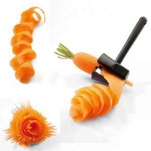 Éplucheurs Spirales Manuels Créatifs, Coupe-Légumes, Éplucheur Spirale, Appareil pour Fruits, Gadget de Cuisine, Rouleau de Cuisine, Outil Décoratif en Forme de Fleur - Product Image 4
