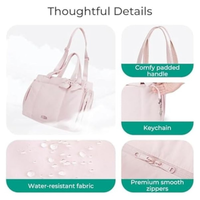 Sac fourre-tout matelassé rembourré en nylon de grande capacité Sac à main imperméable Sac à main souple matelassé pour femmes