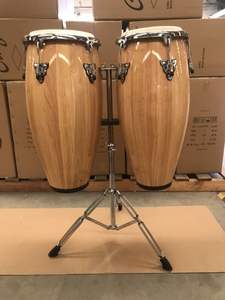 Set de <span class=keywords><strong>Congas</strong></span>/Tumbadora de Madera Maciza (ACOG100NW) - Product Image 2