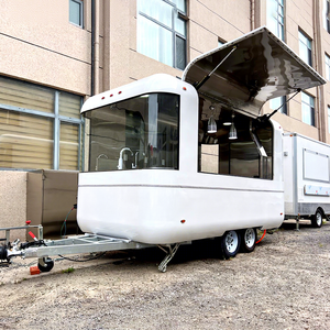 Remolque Eléctrico <span class=keywords><strong>de</strong></span> Acero Inoxidable y Aluminio para Alimentos con Certificación CE, para Servicio <span class=keywords><strong>de</strong></span> Dulces en Festivales, Diseño Resistente a la Corrosión - Product Image 1